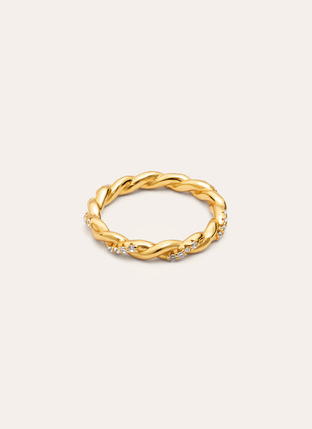 Tressia Gold-Plated Ring
