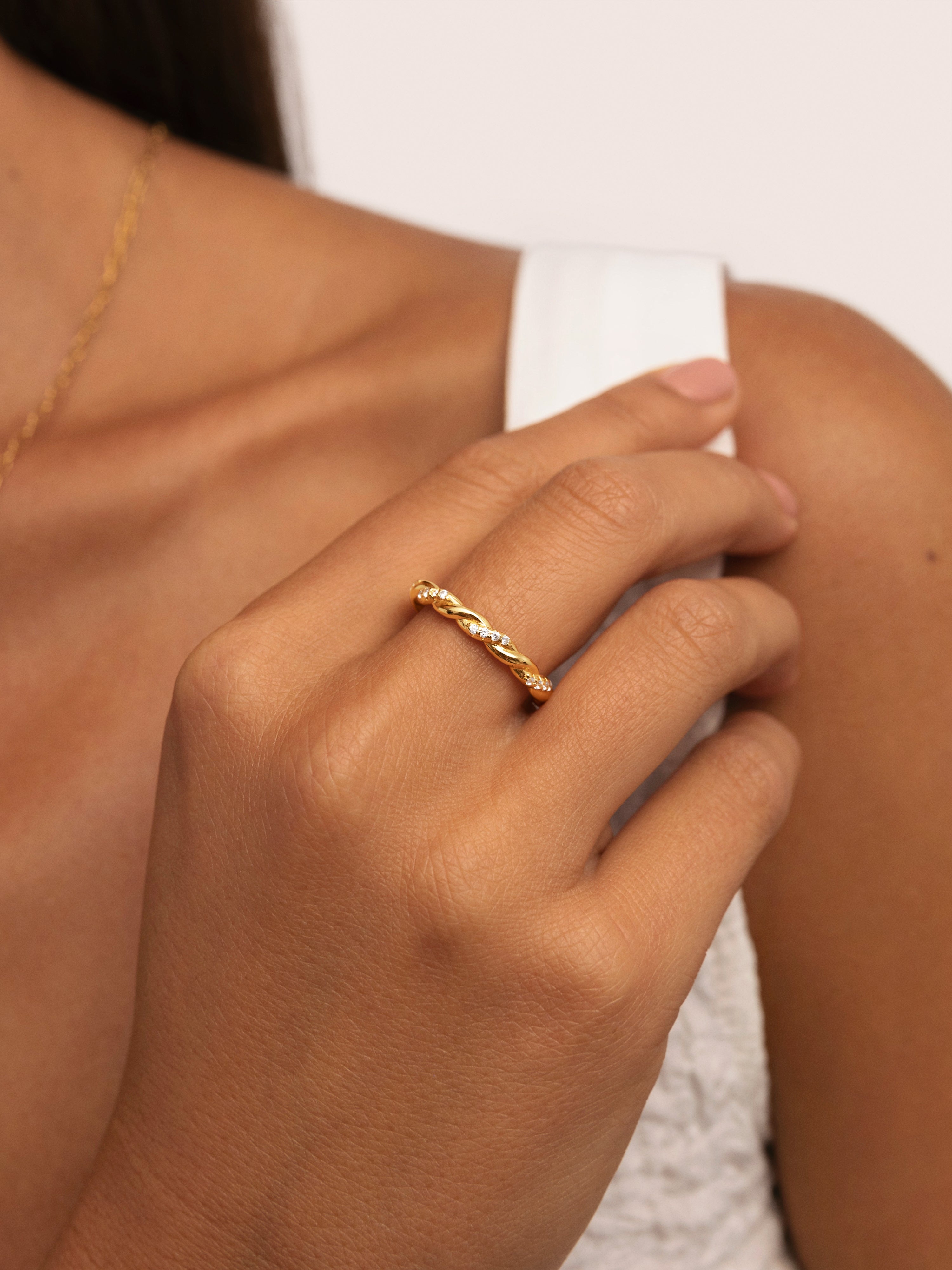 Tressia Gold Ring