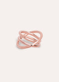 Trinity Ring Rose Gold Plated