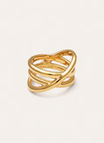 Trinity Steel Gold-Plated Ring