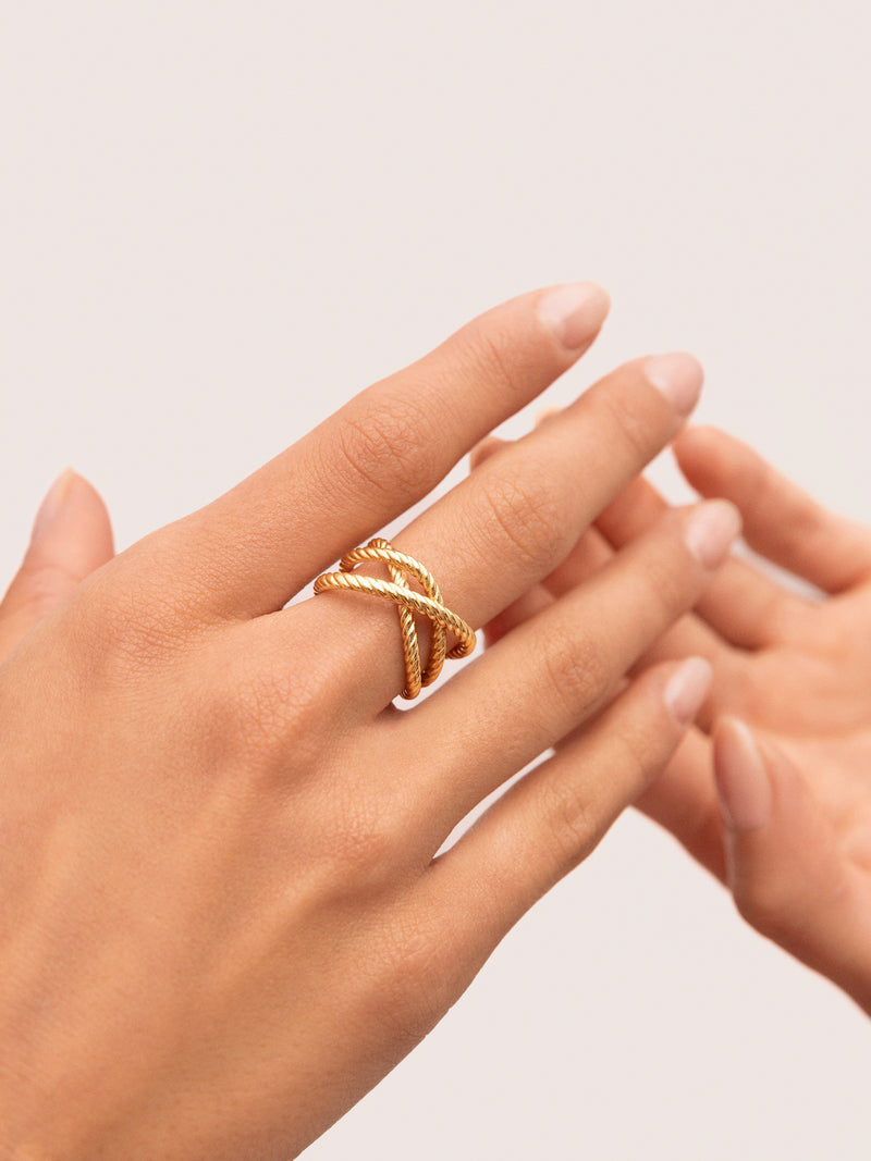 Vincla Gold-Plated Ring