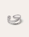 Waves Silver Ring
