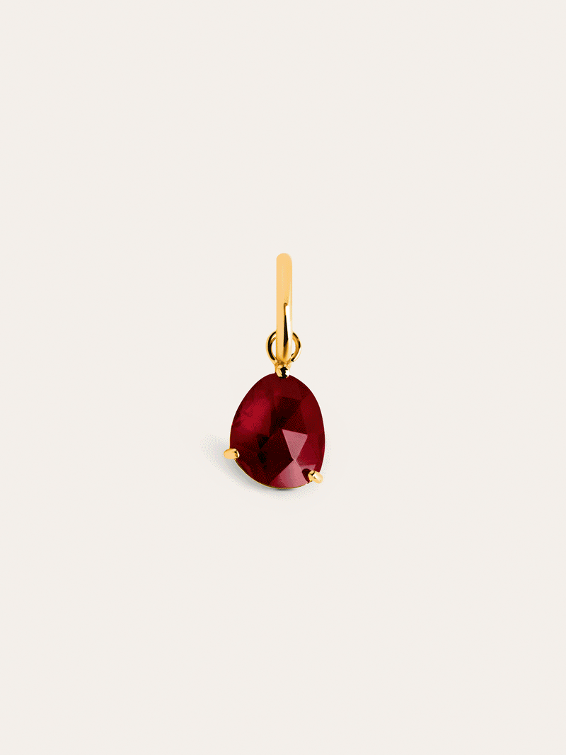 Charm Birthstones Placcato Oro