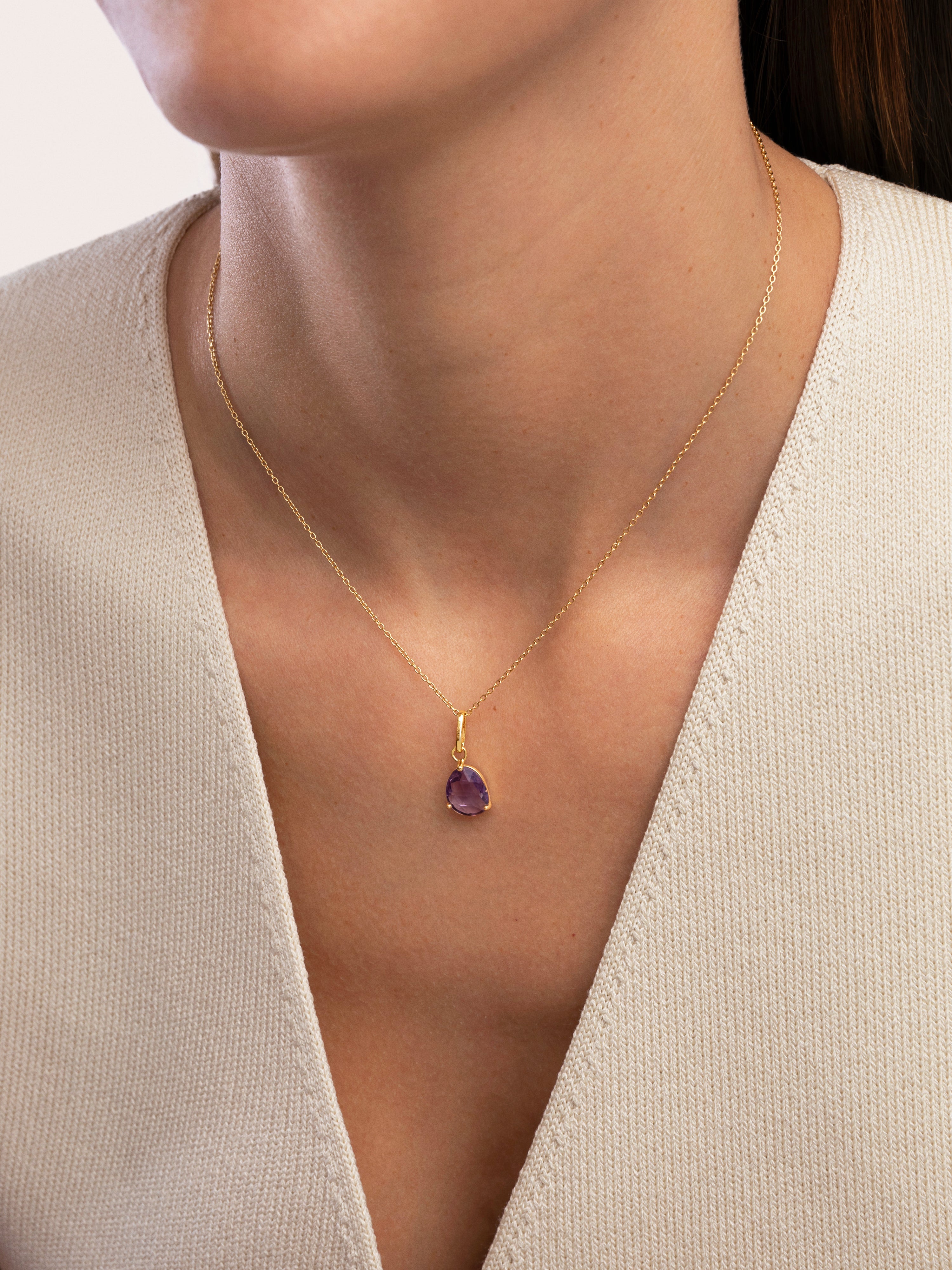 Charm Birthstones Placcato Oro