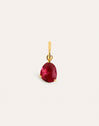 Birthstones Gold Charm