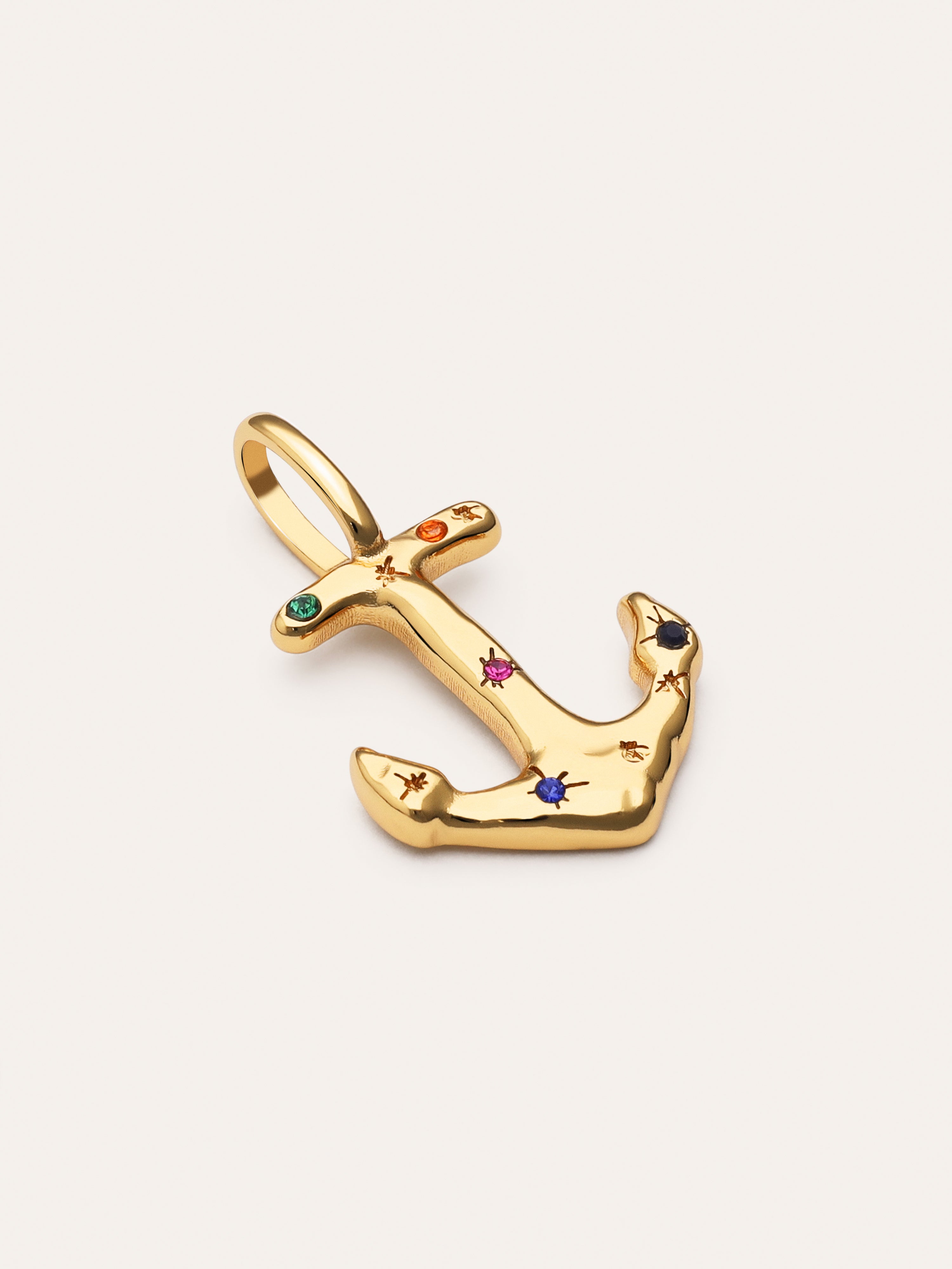 Charm Anchor Gold Plated
