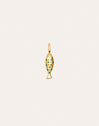Bluetail Fish Gold Charm