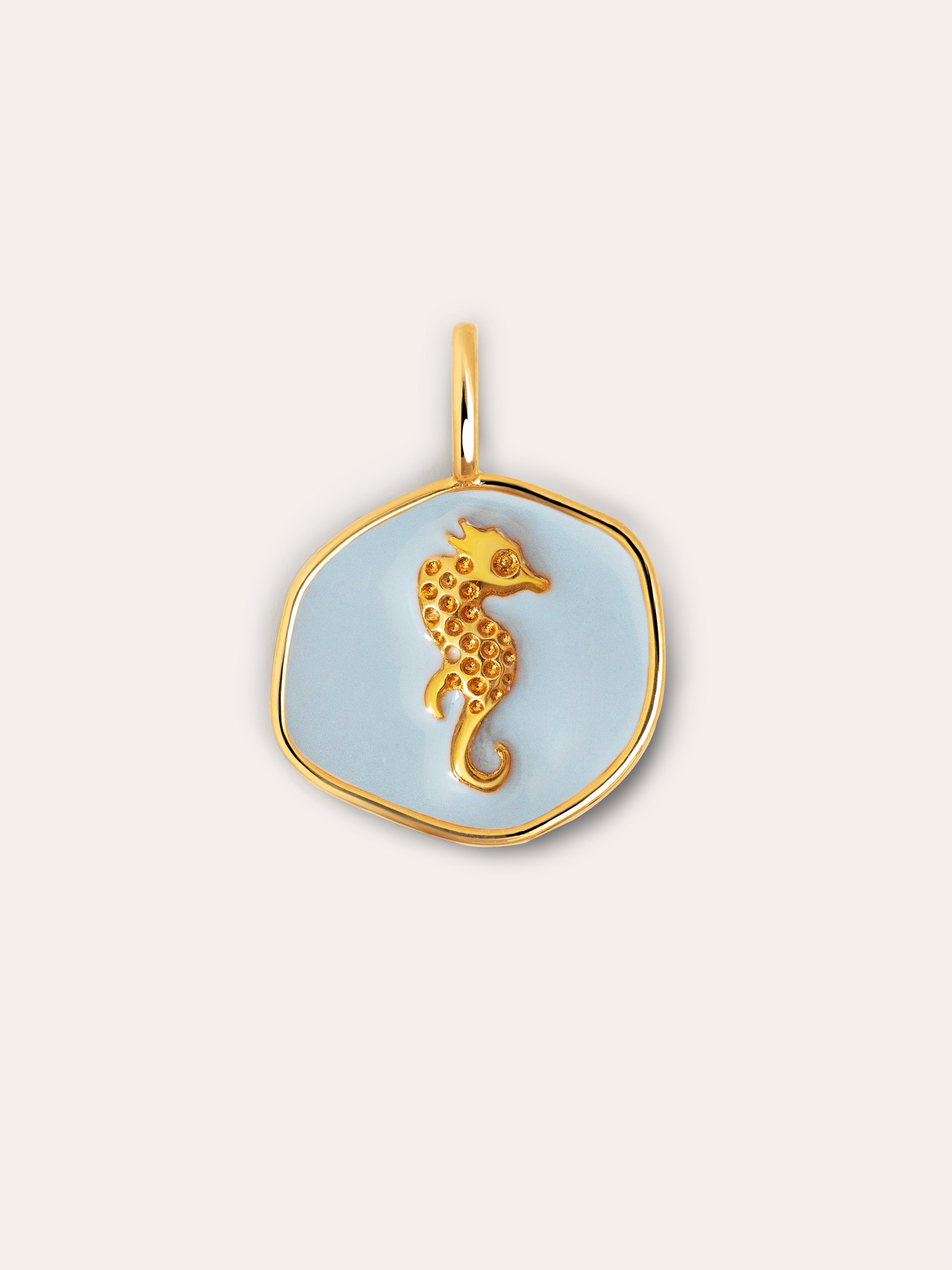 Seahorse Gold Charm