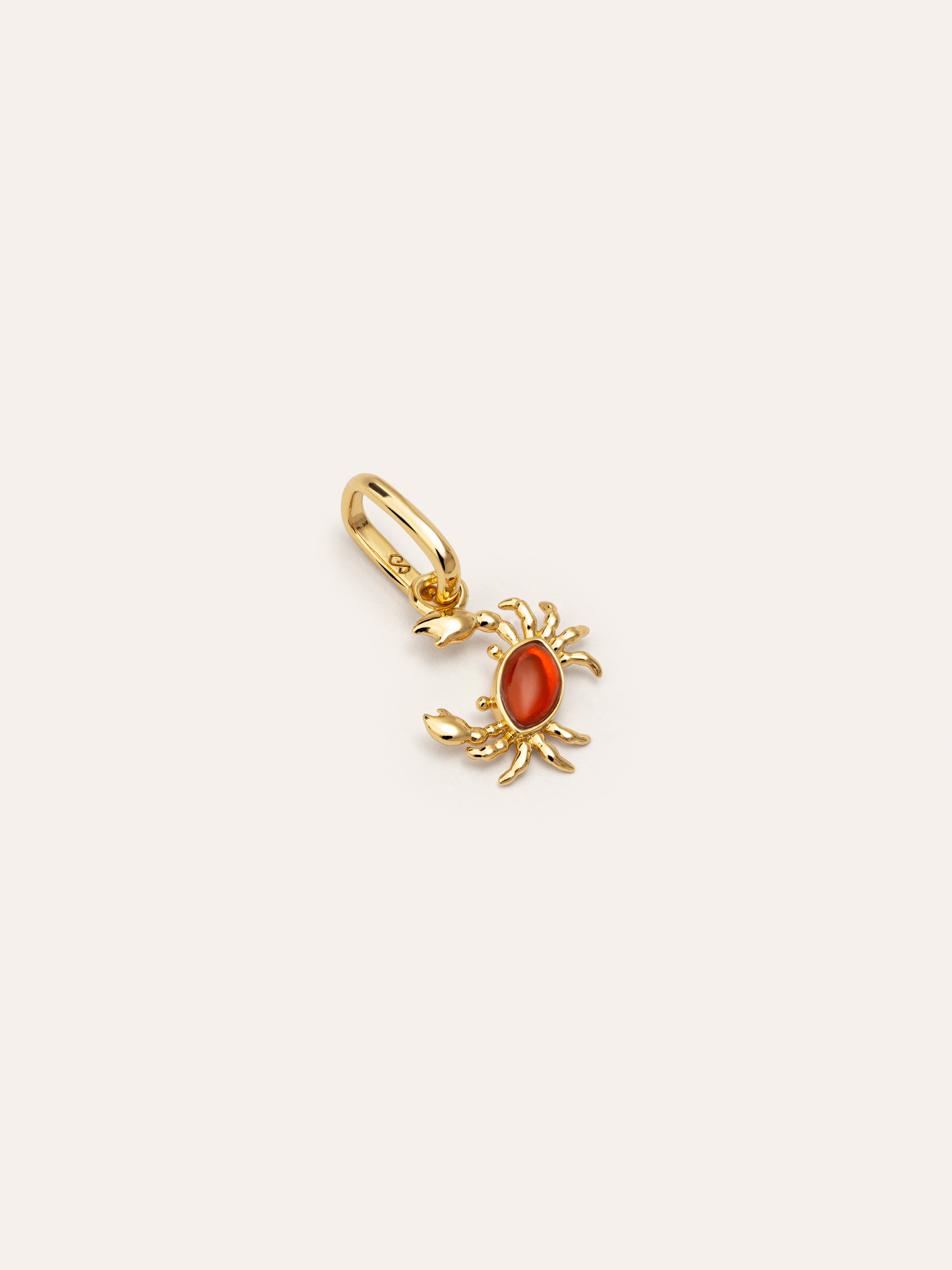 Crab Gold Charm