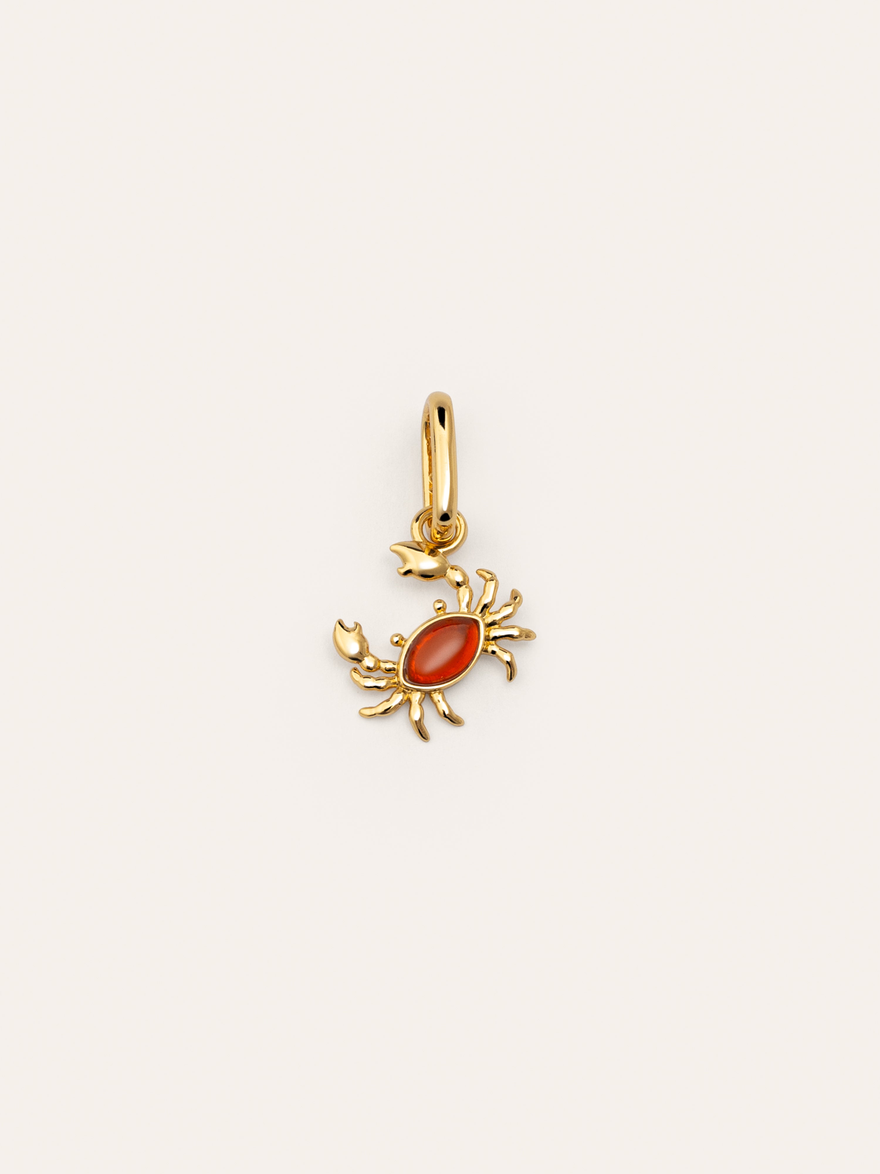 Crab Gold Charm