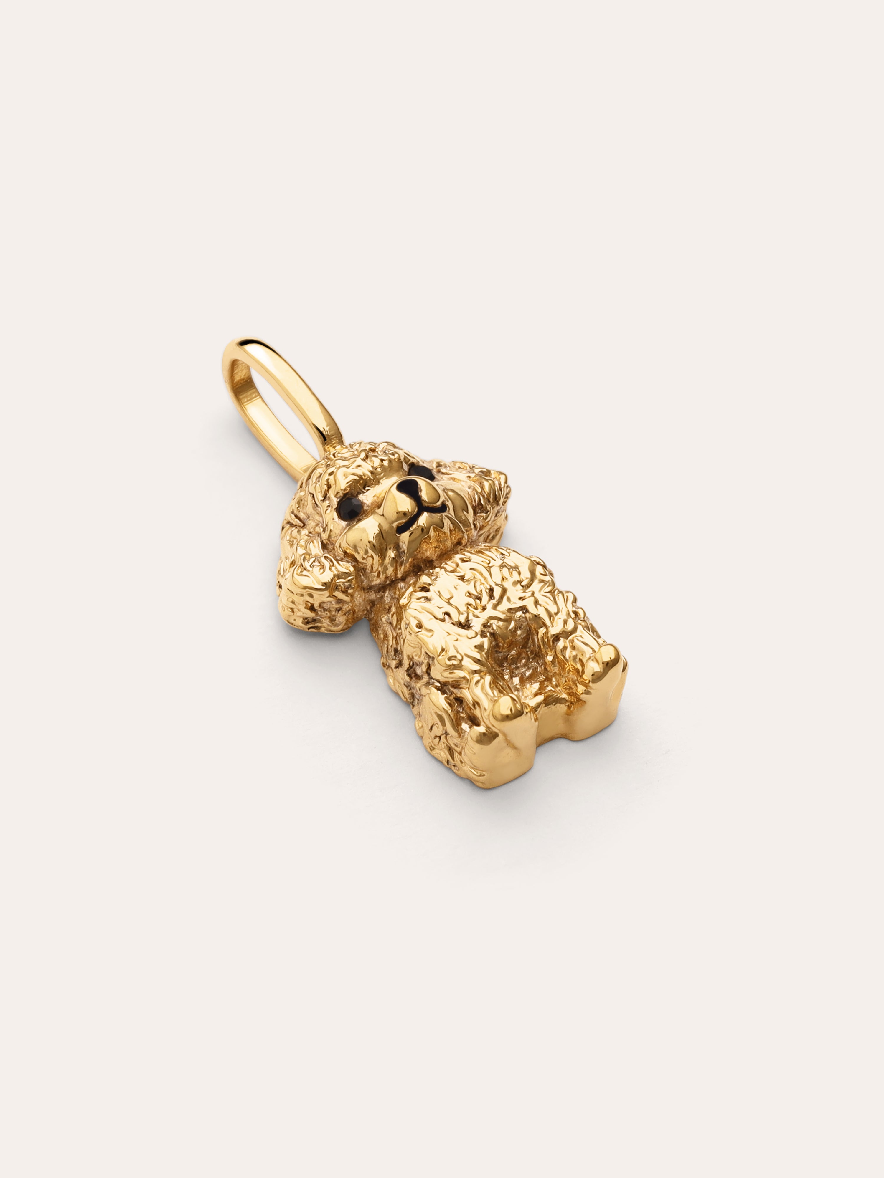 Toy Poodle Gold Charm