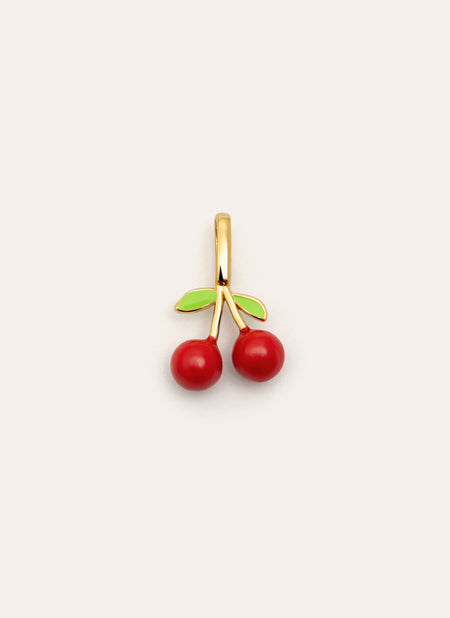 Charm Cereza Baño Oro