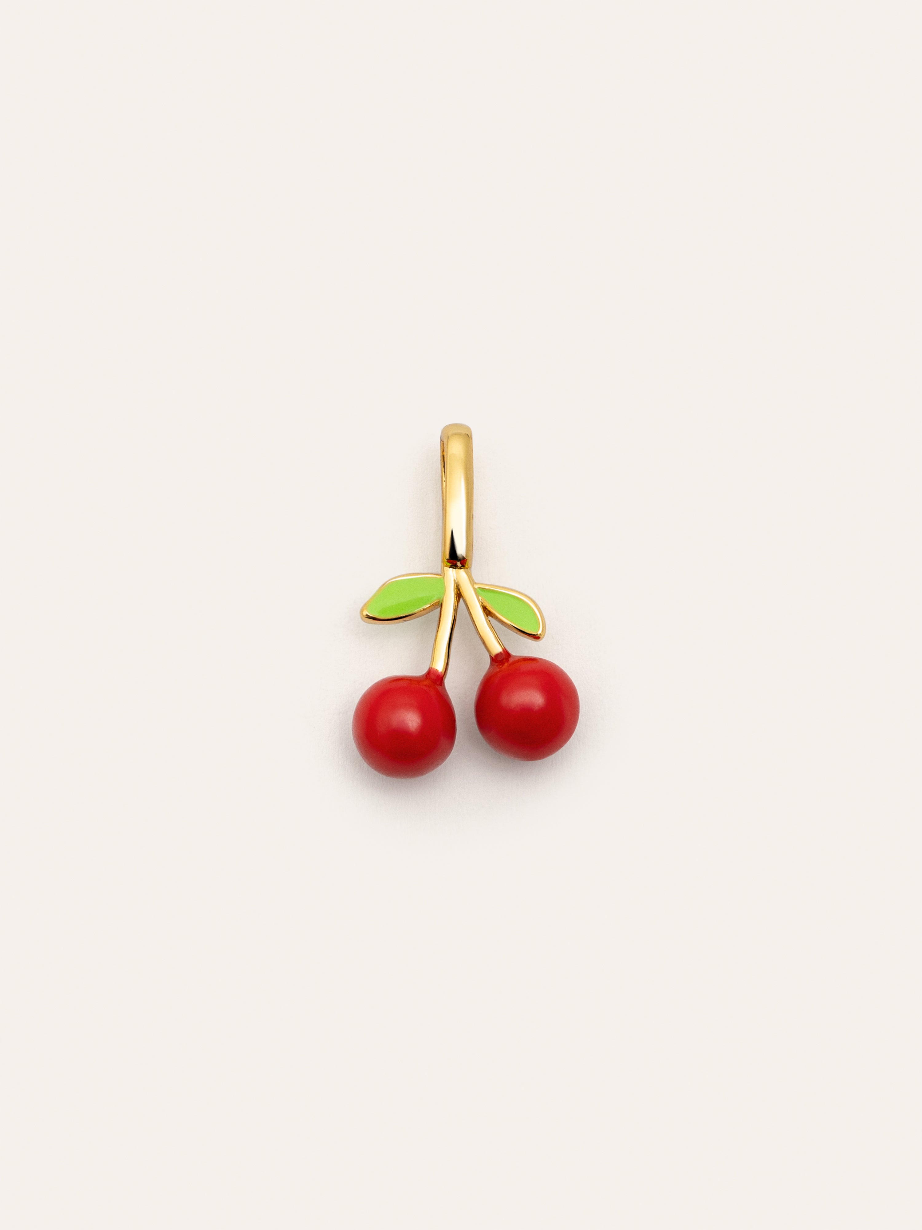 Charm Cereza Baño Oro