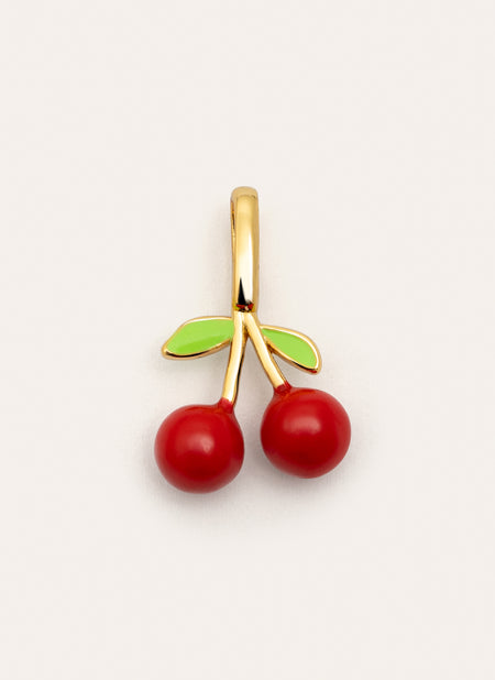 Cherry Gold Charm