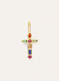 Charm Croce Cascade Placcato Oro