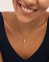Croissant Gold Charm