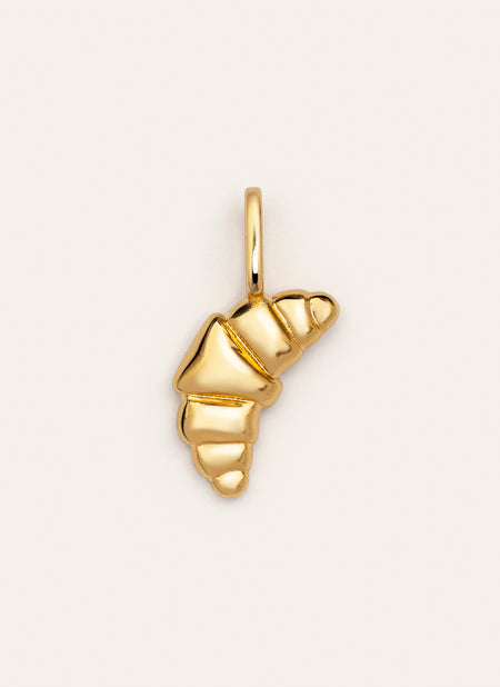 Croissant Gold Charm