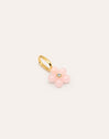 Flower Pink Gold Charm