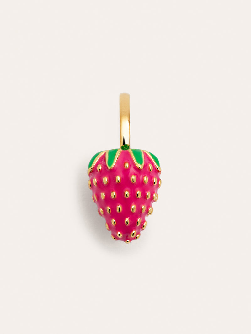 Strawberry Gold Charm