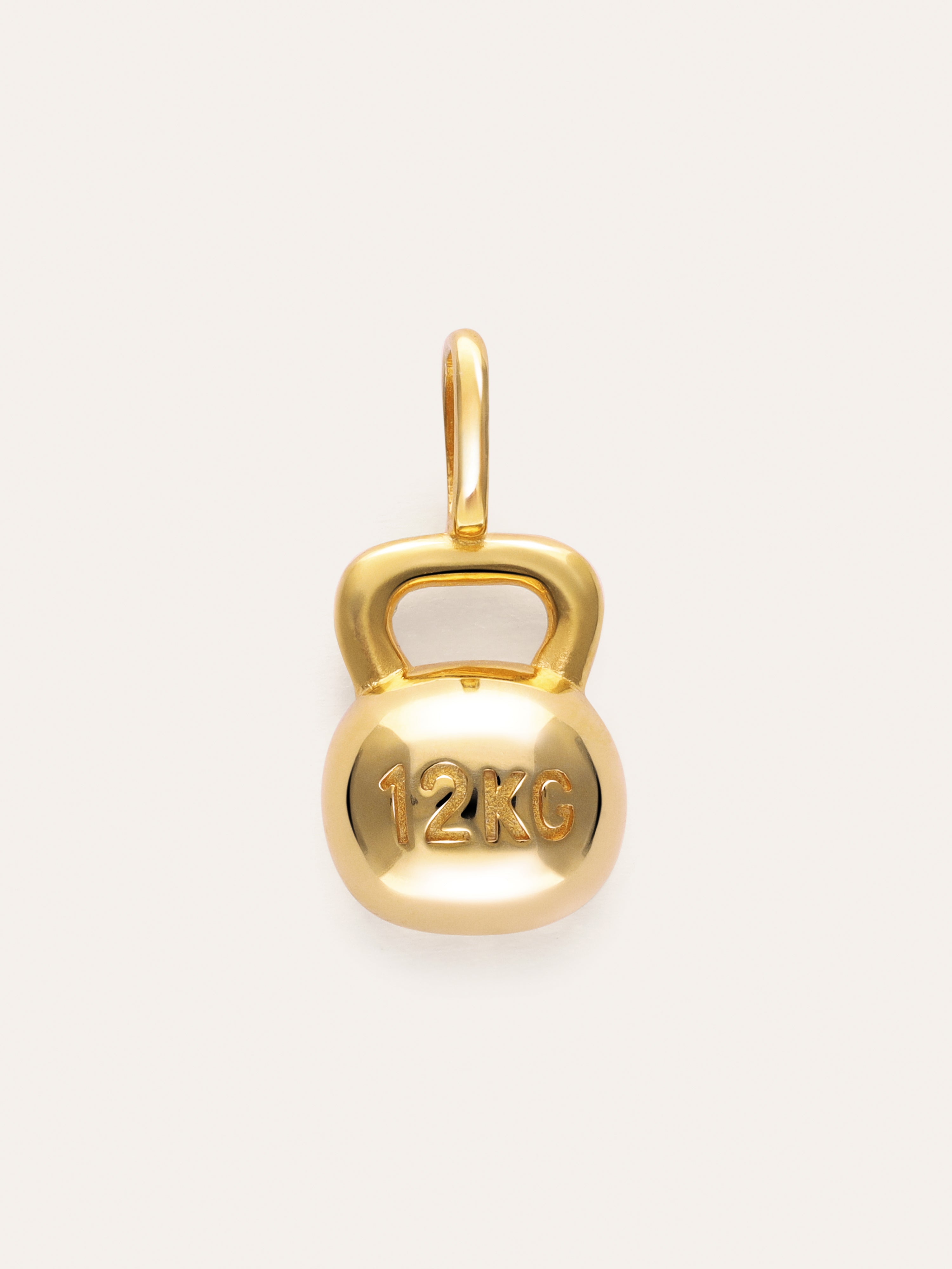 Charm Kettlebell Baño Oro