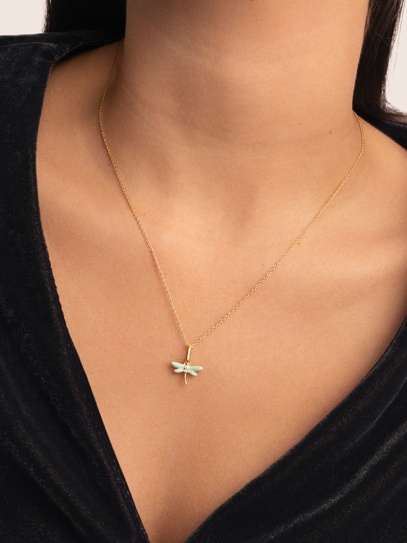 Dragonfly Gold Charm