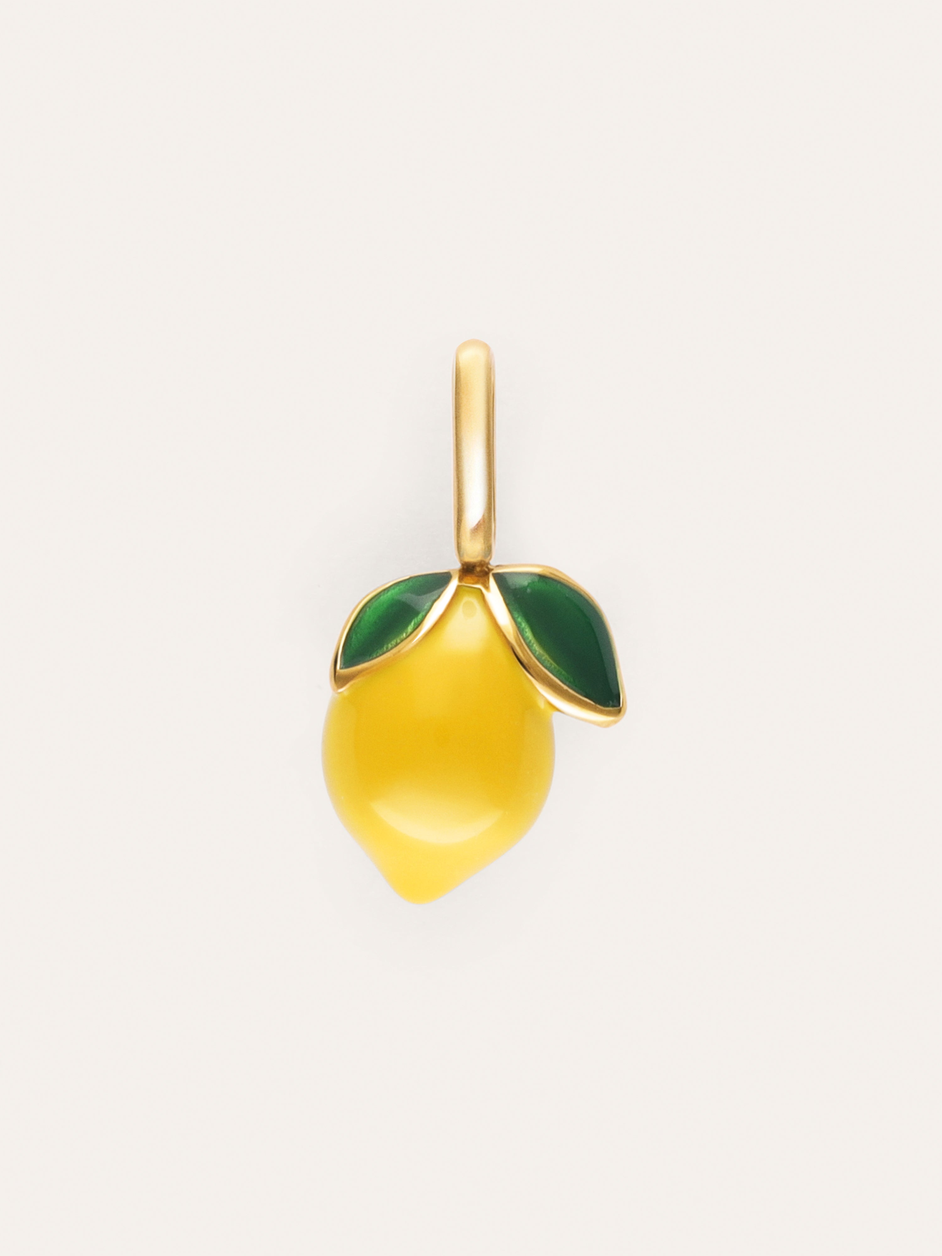 Charm Lemon Steel 18kt Gold Plated