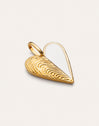 Enamel Mussel Charm Gold Plated