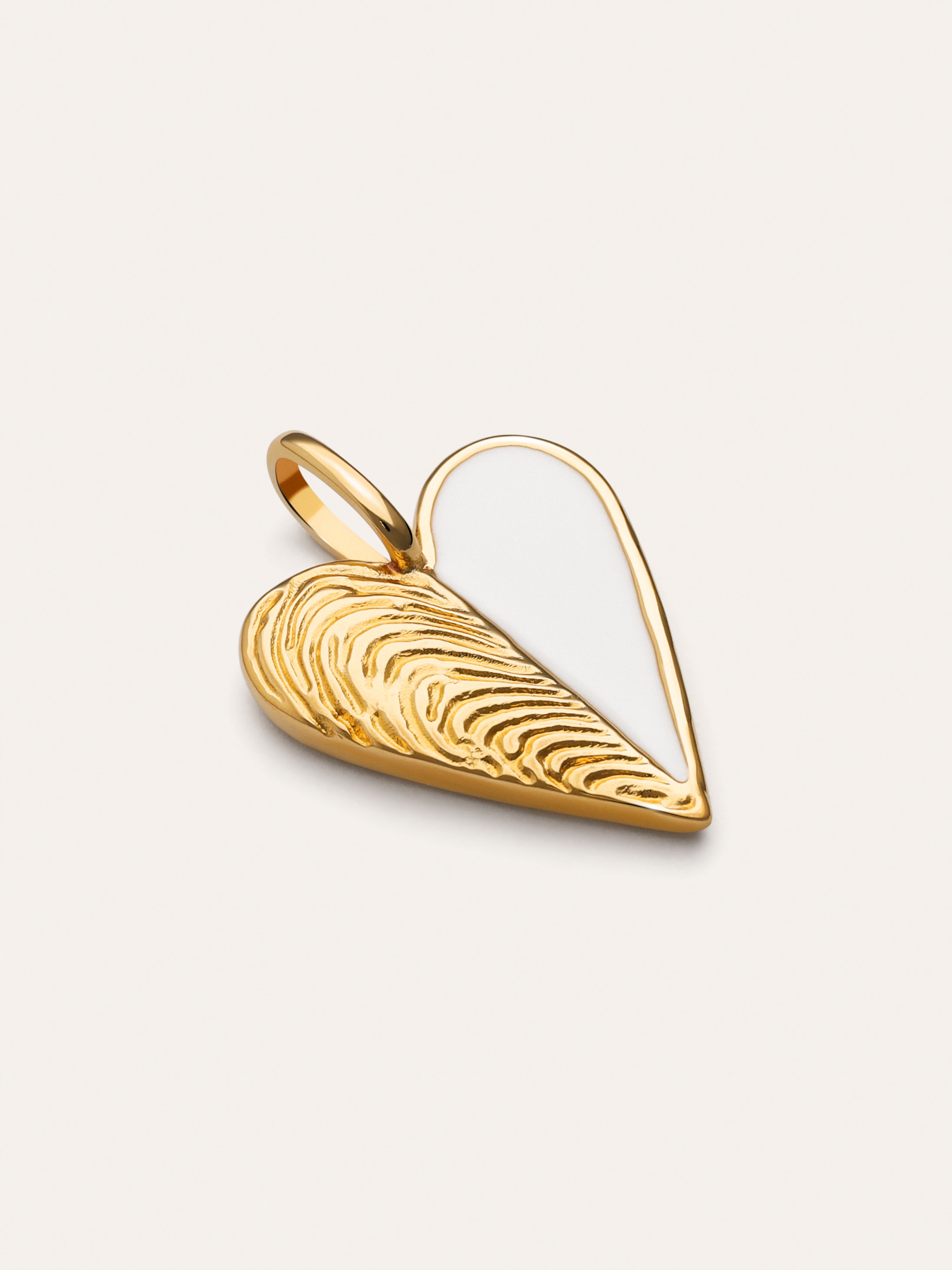Enamel Mussel Charm Gold Plated