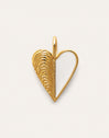 Enamel Mussel Charm Gold Plated