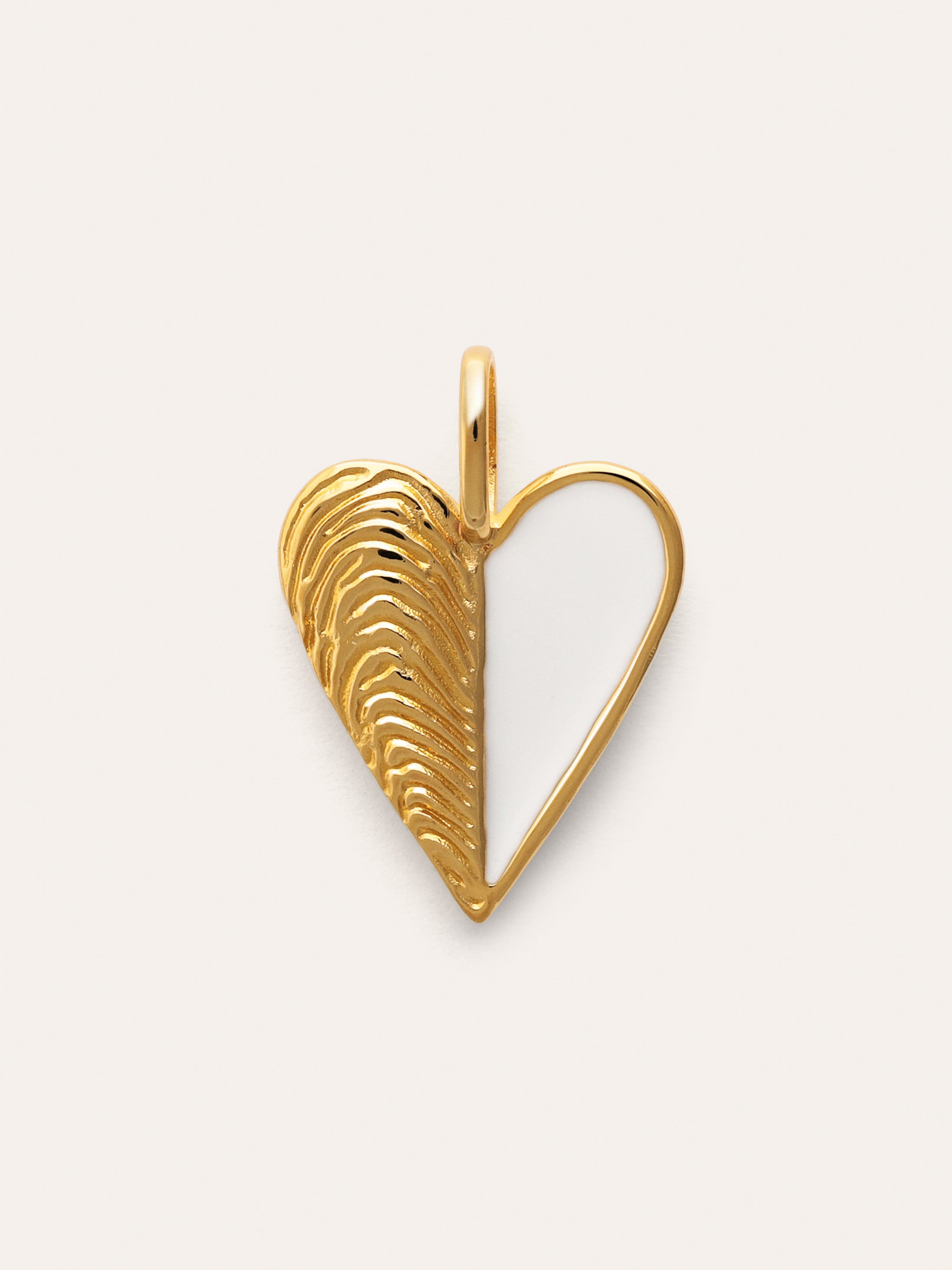 Enamel Mussel Charm Gold Plated