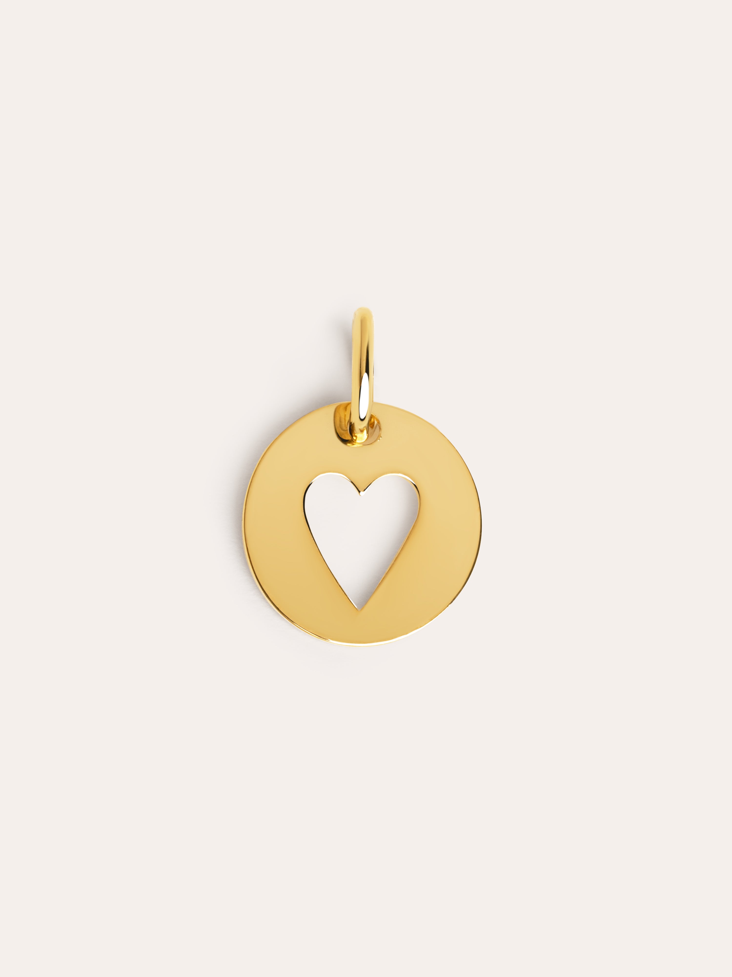 Heart Gold Mini Medallion 