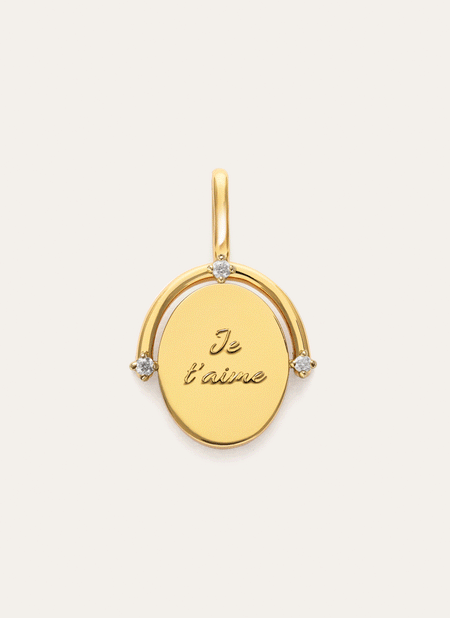 Mon Amour Gold Charm