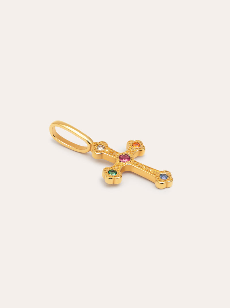 Mónica Cruz Charm Silver Gold Plated