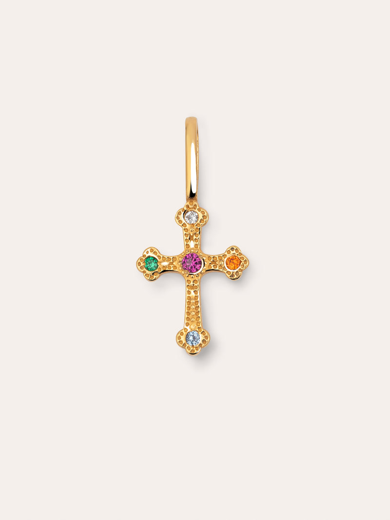 Mónica Cruz Charm Silver Gold Plated