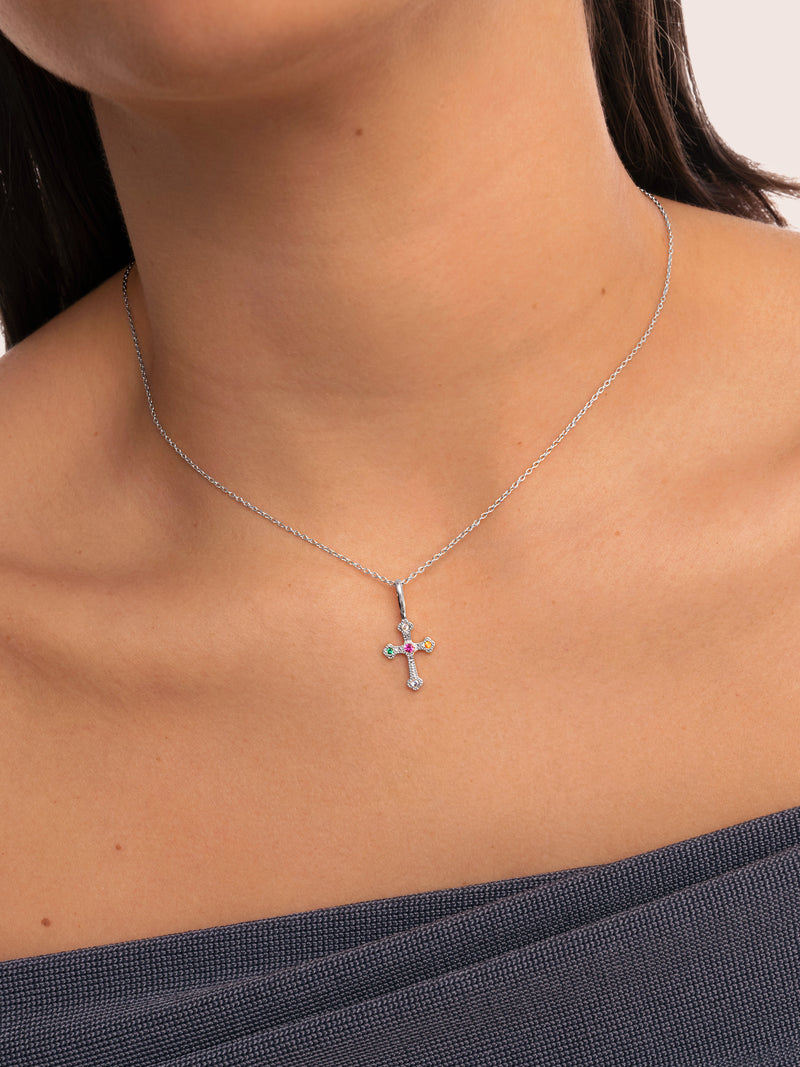 Monica Cross Charm
