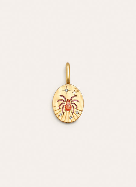 Charm Mystic Araña Baño Oro