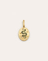 Charm Mystic Serpiente Baño Oro