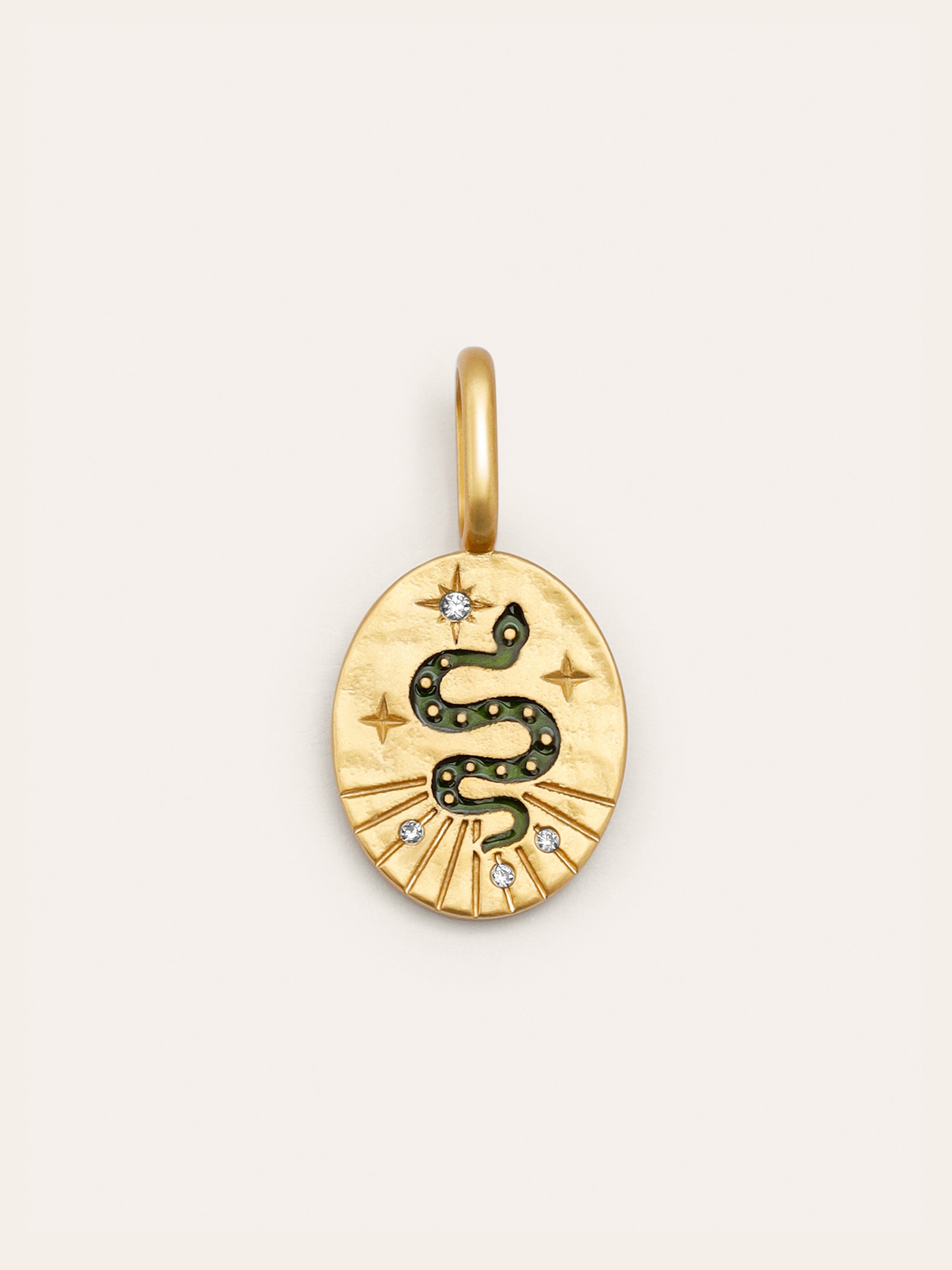 Mystic Snake Gold Charm