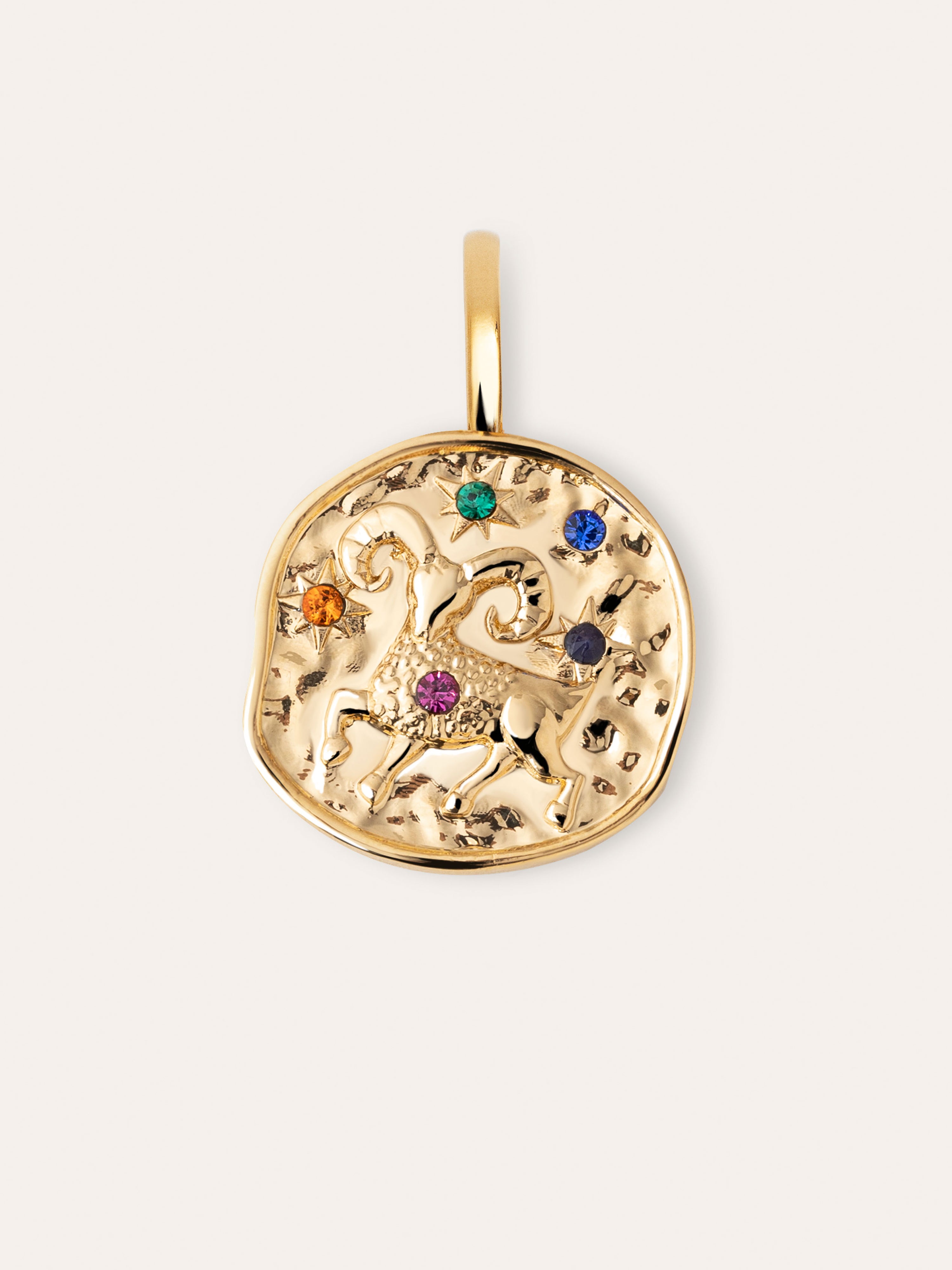 Charm Organic Colors Zodiaco Placcato Oro