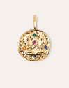Charm Organic Colors Zodiaco Placcato Oro