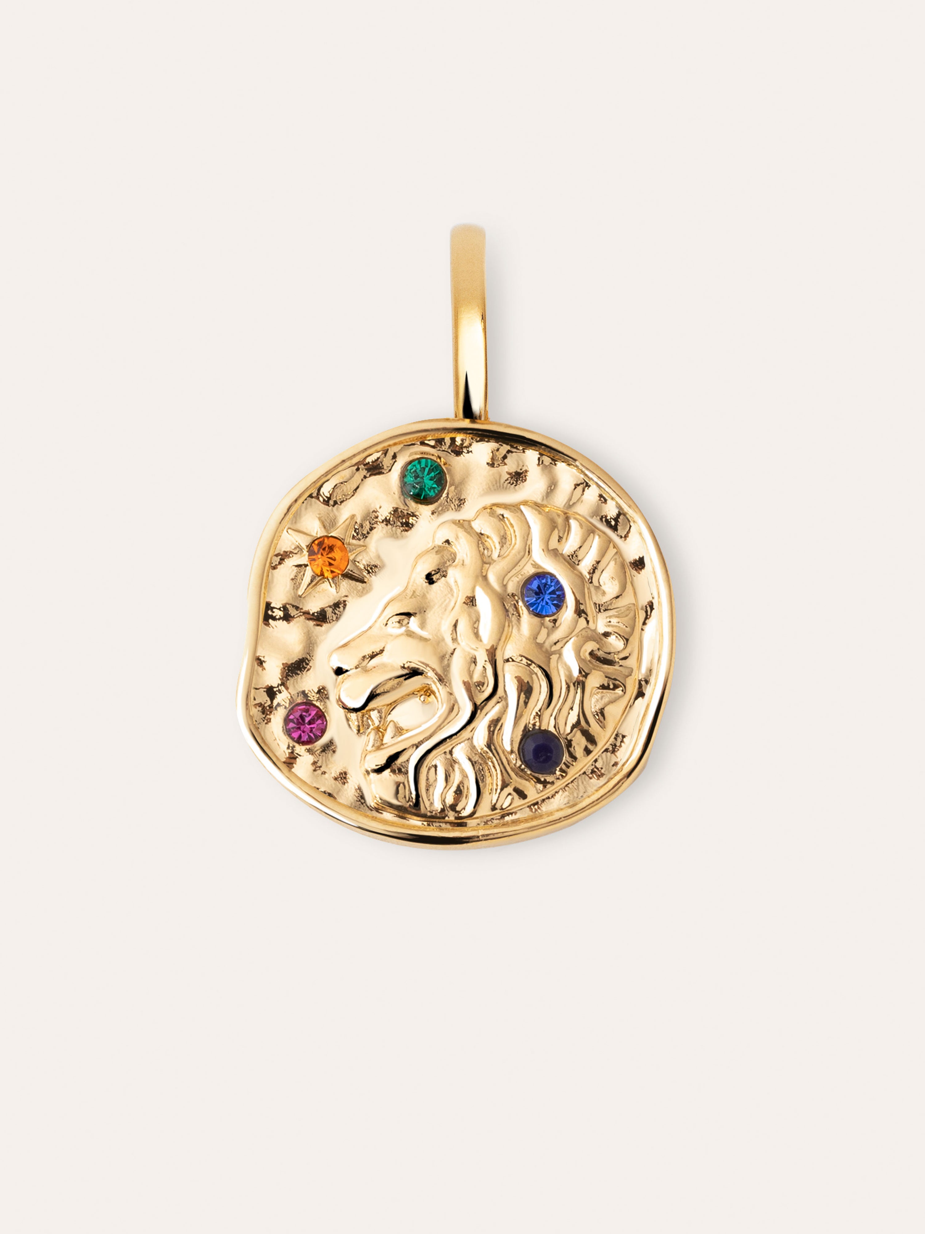 Charm Organic Colors Zodiaco Placcato Oro