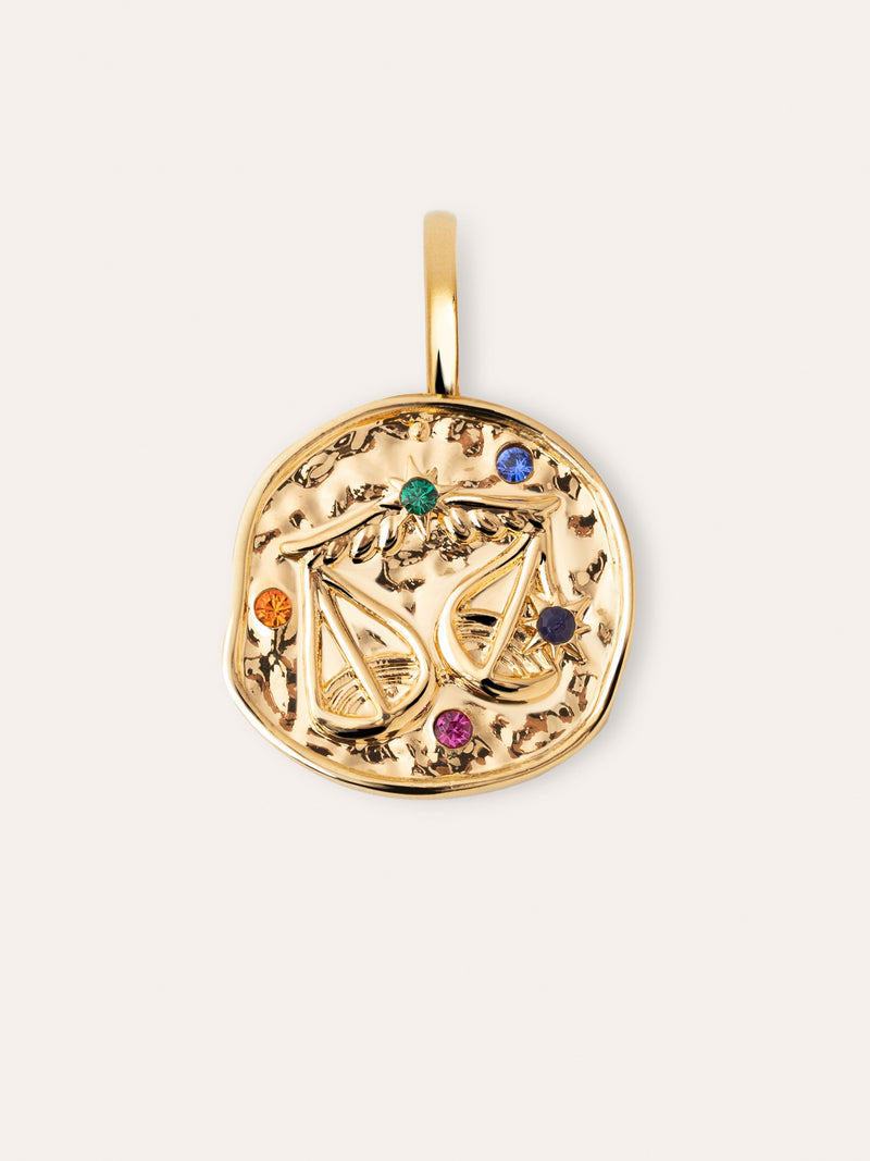 Charm Organic Colors Zodiaco Placcato Oro