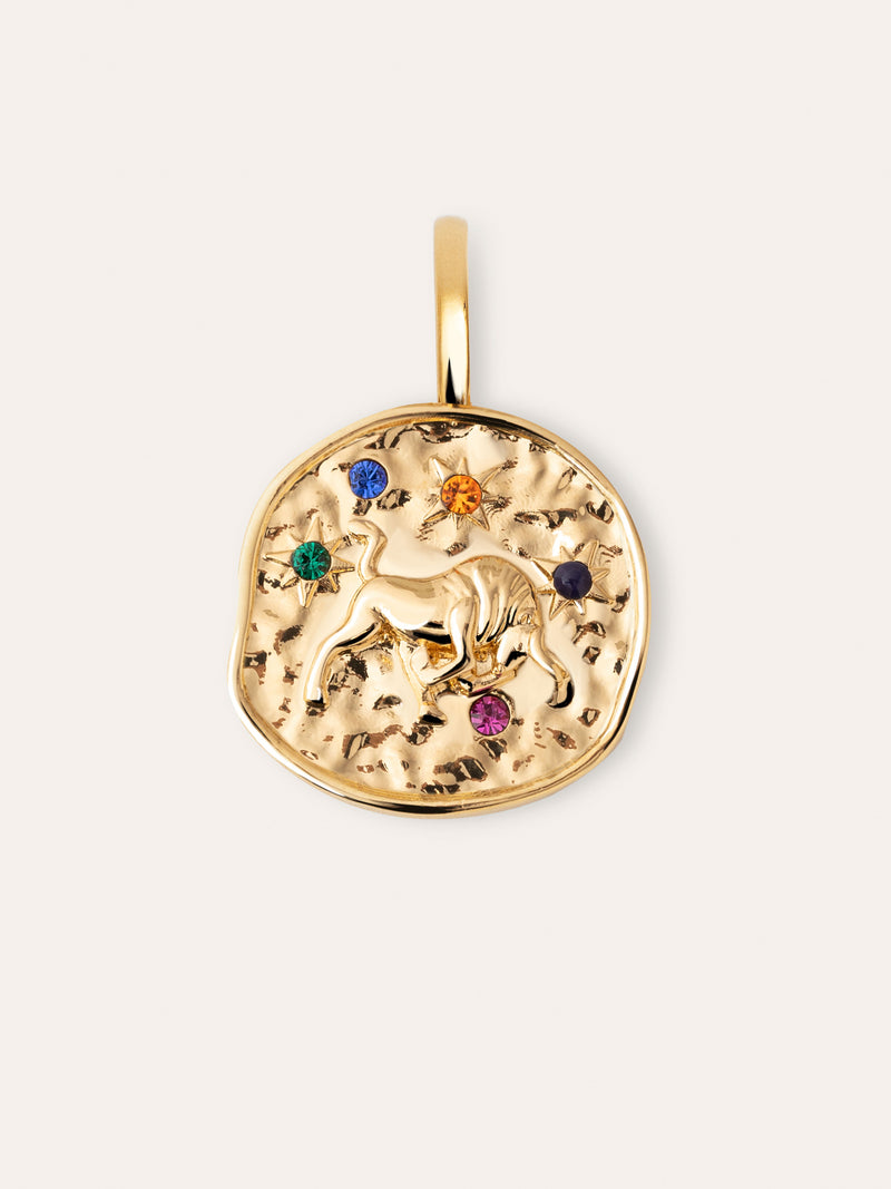 Charm Organic Colors Zodiaco Placcato Oro