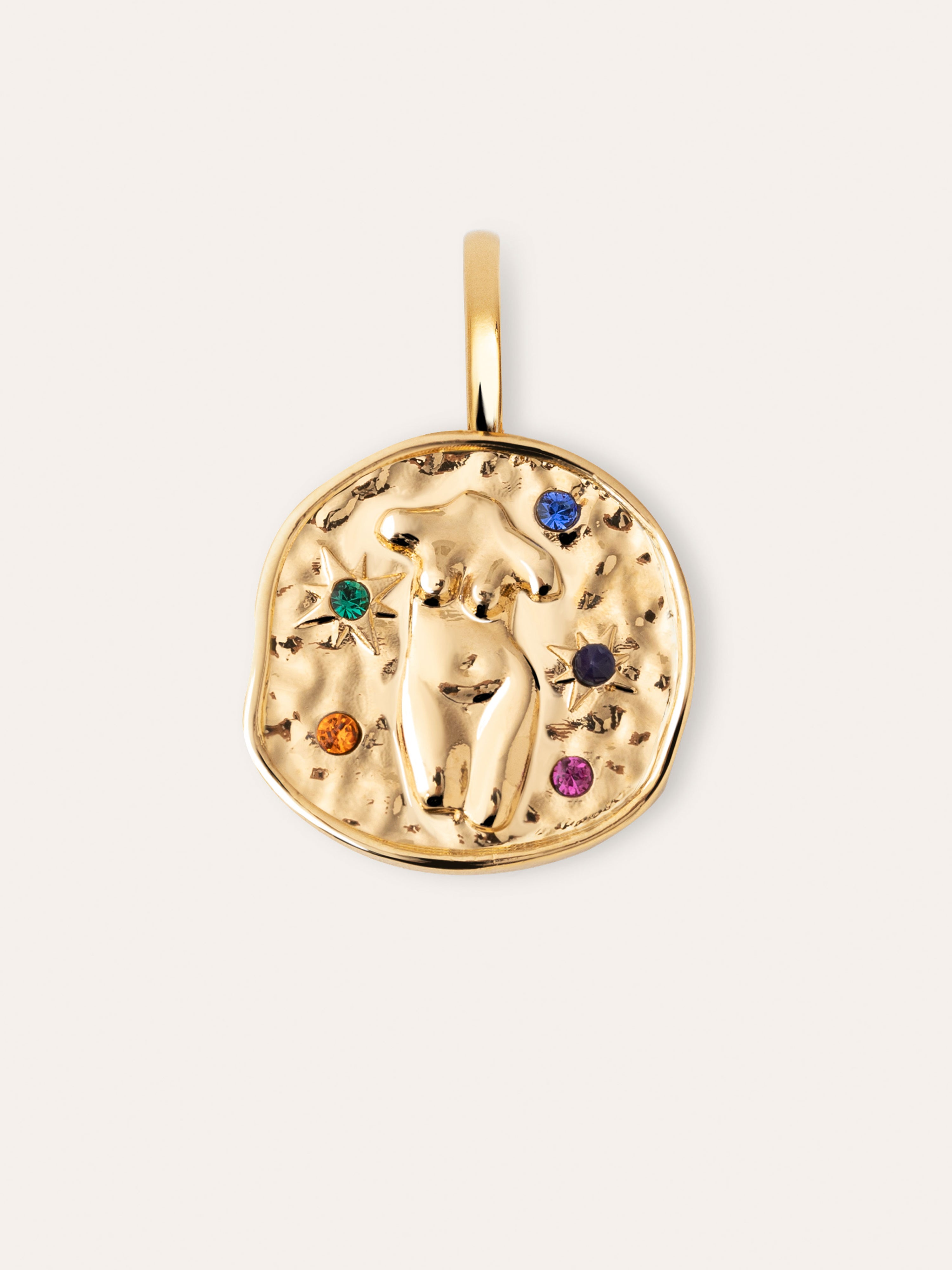 Charm Organic Colors Zodiaco Placcato Oro