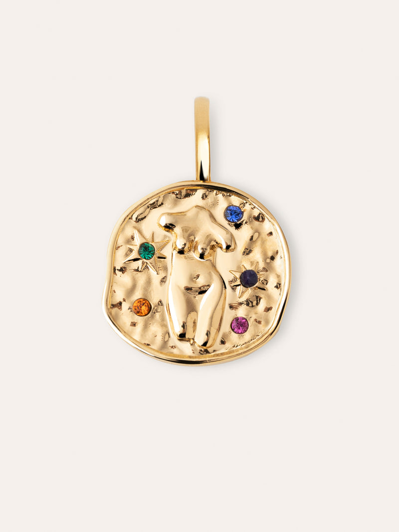 Charm Organic Colors Zodiaco Placcato Oro