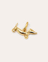 Teckel Dog Enamel White Gold Charm