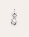 Salem Cat Enamel Grey Charm