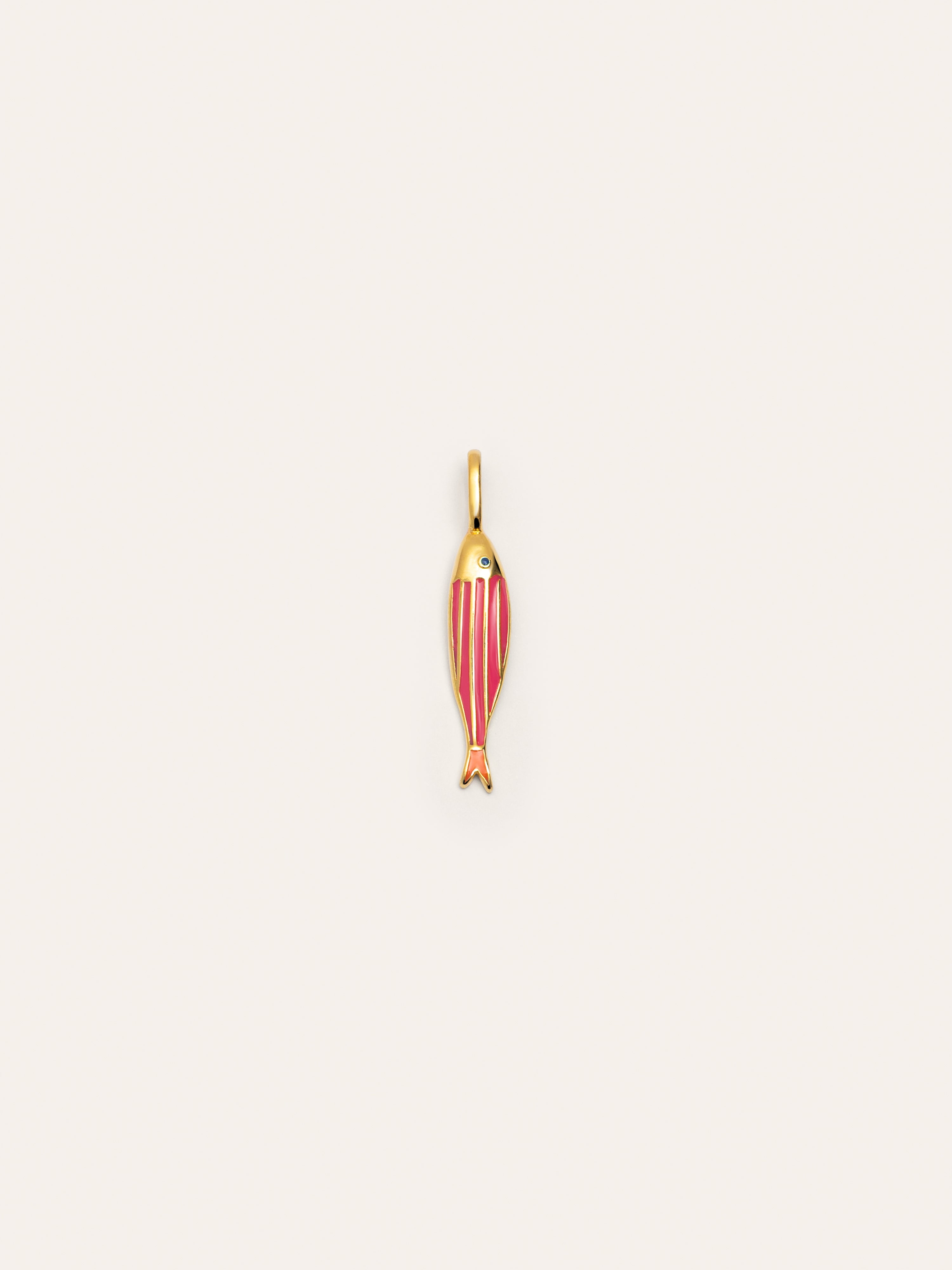 Charm Seaglow Fish Baño Oro