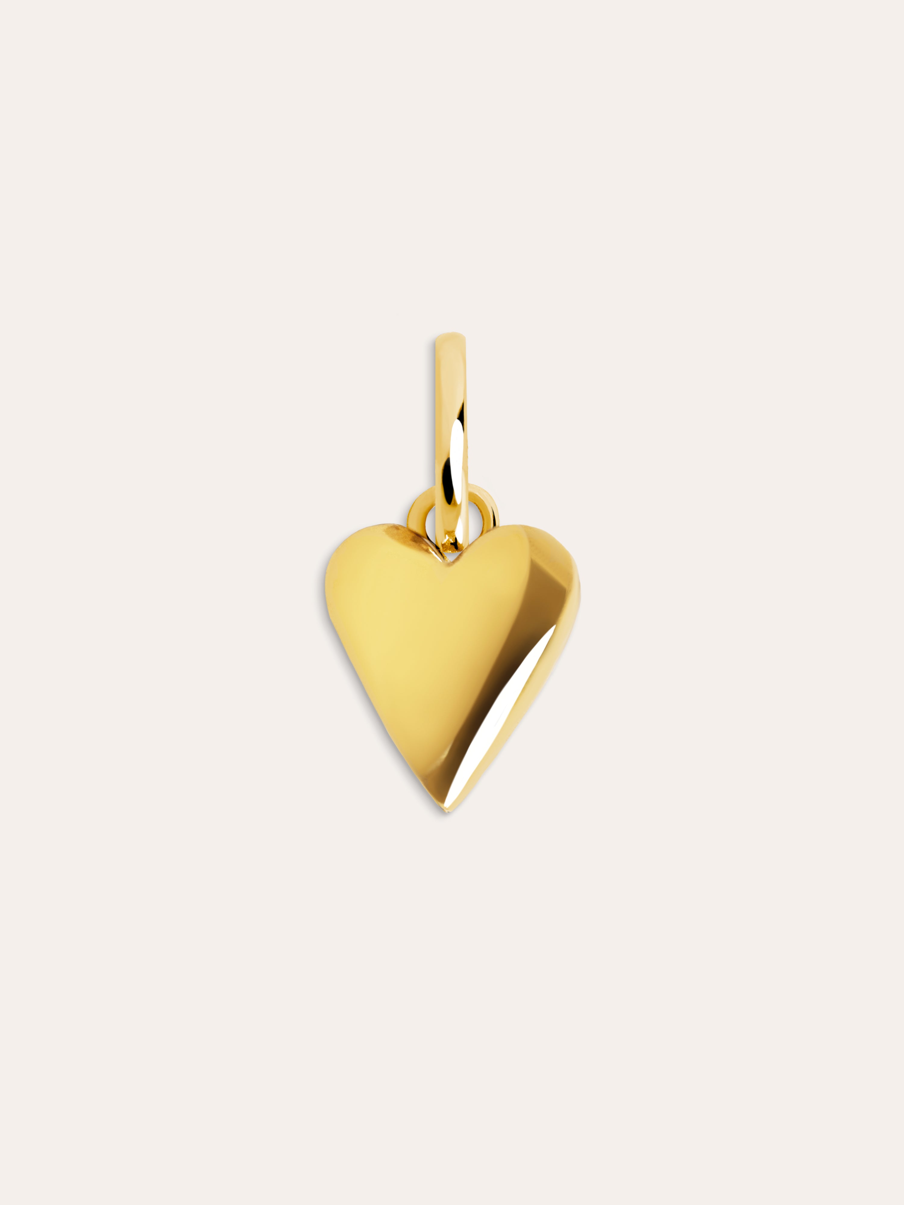 Simple Heart Gold Charm