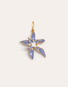 Summer Flower Gold Charm